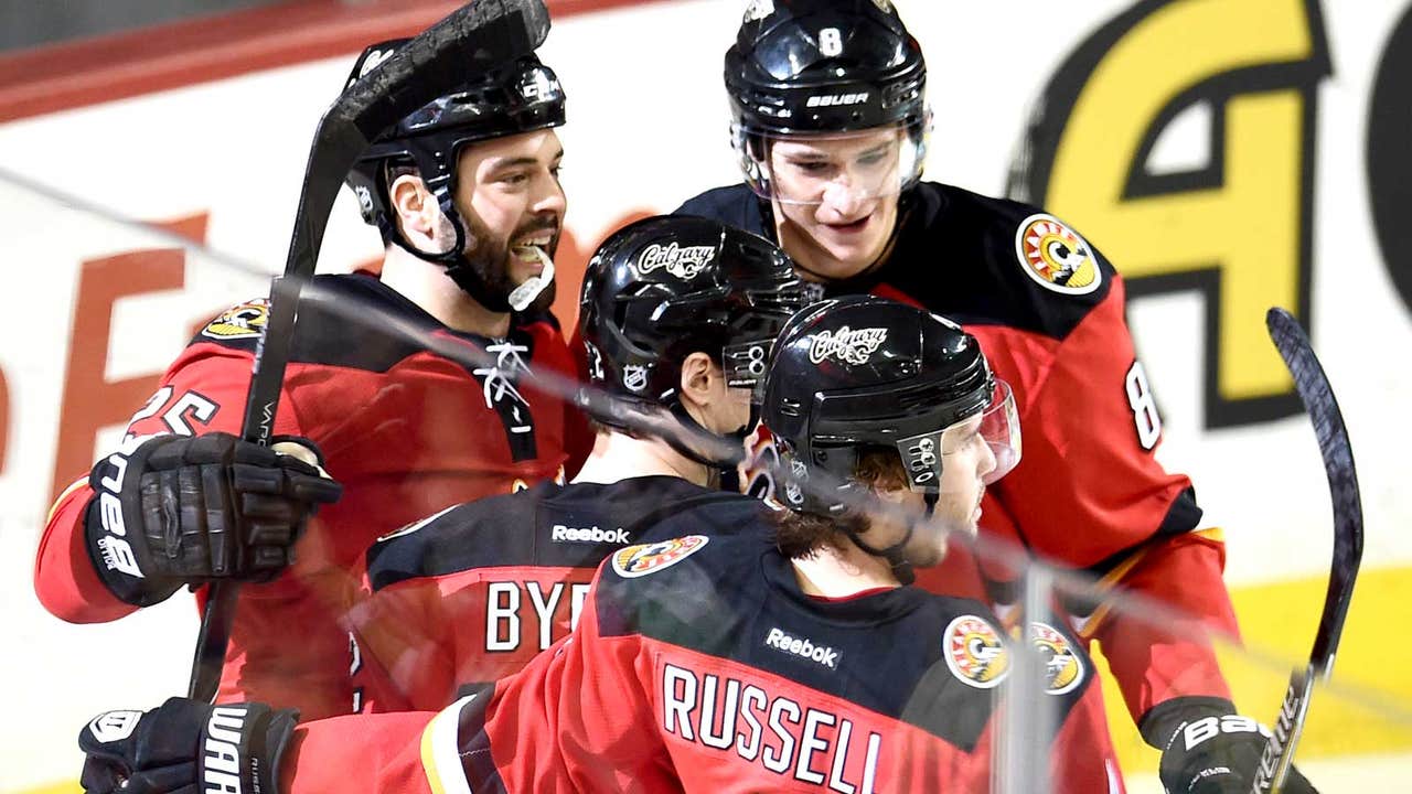 Bollig, Diaz lead streaking Flames to 3-goal win over Jets